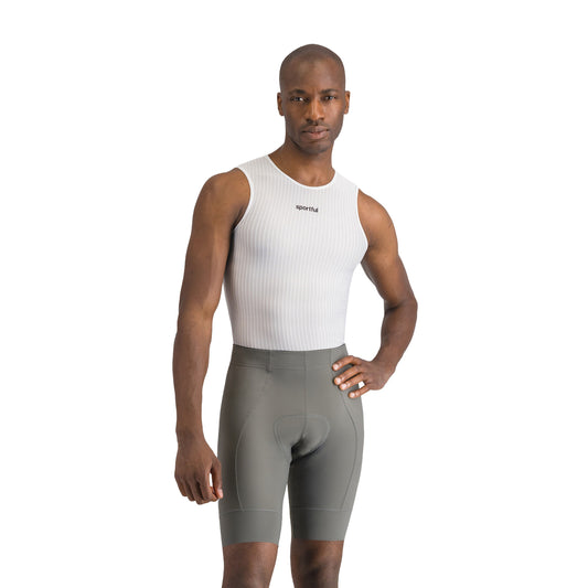 Pantaloncini da ciclismo corti SPORTFUL SRK grigi — sfondo bianco, 2000 x 2000
