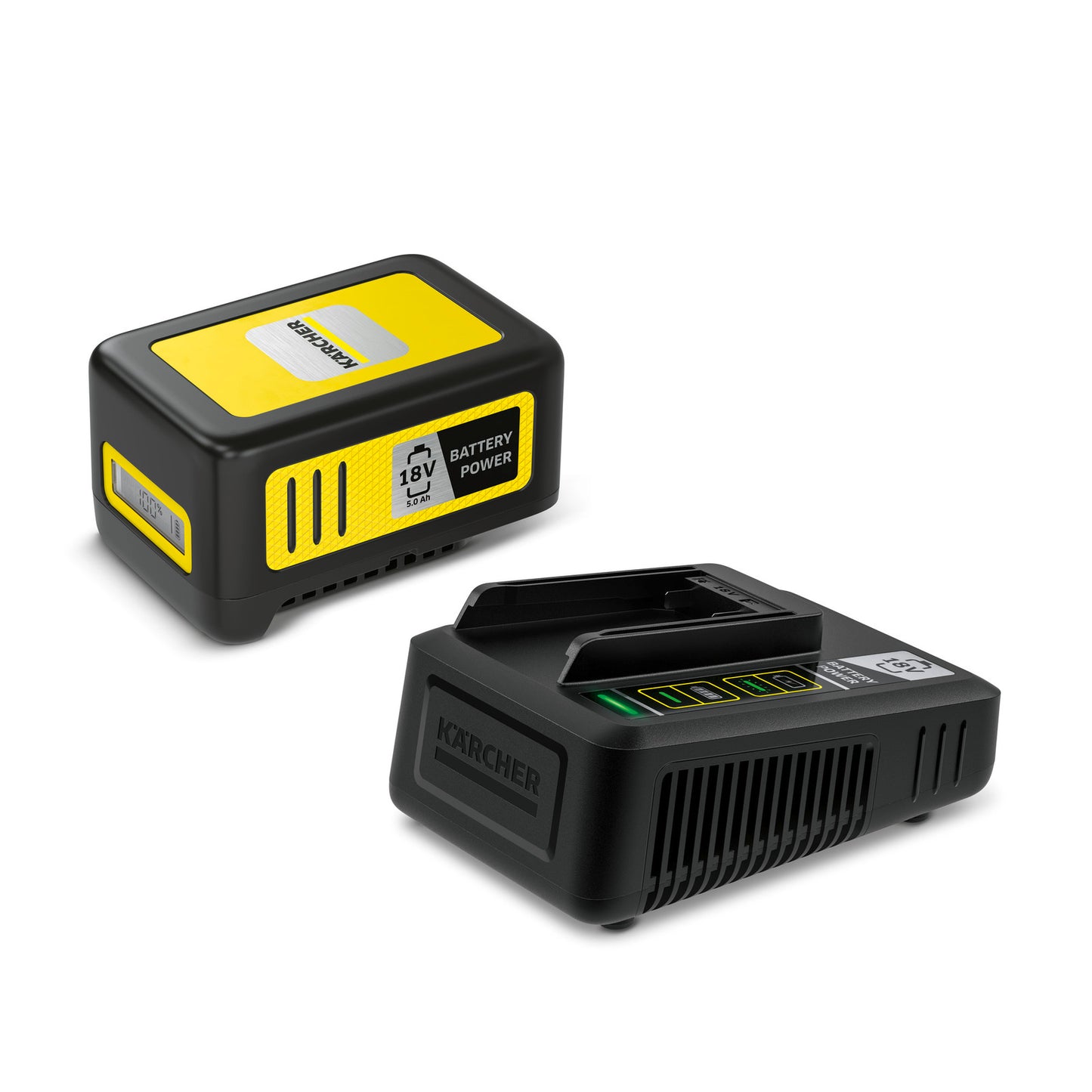 Kit batteria KÄRCHER Battery Power 18 V / 5 Ah + caricabatterie rapido