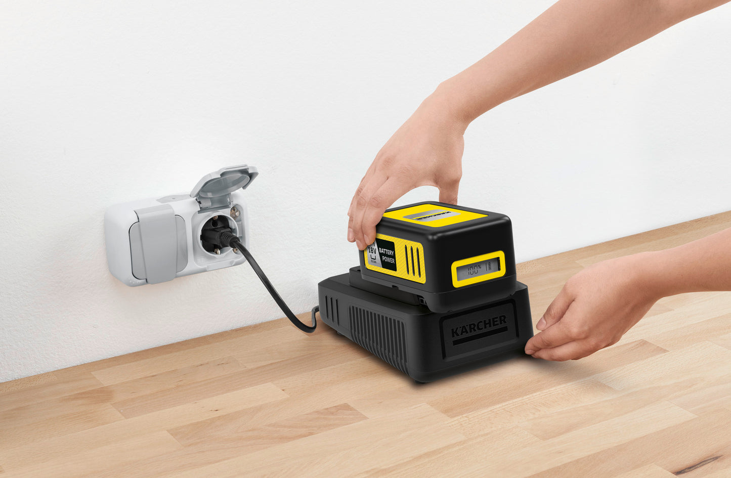 Kit batteria KÄRCHER Battery Power 18 V / 5 Ah + caricabatterie rapido