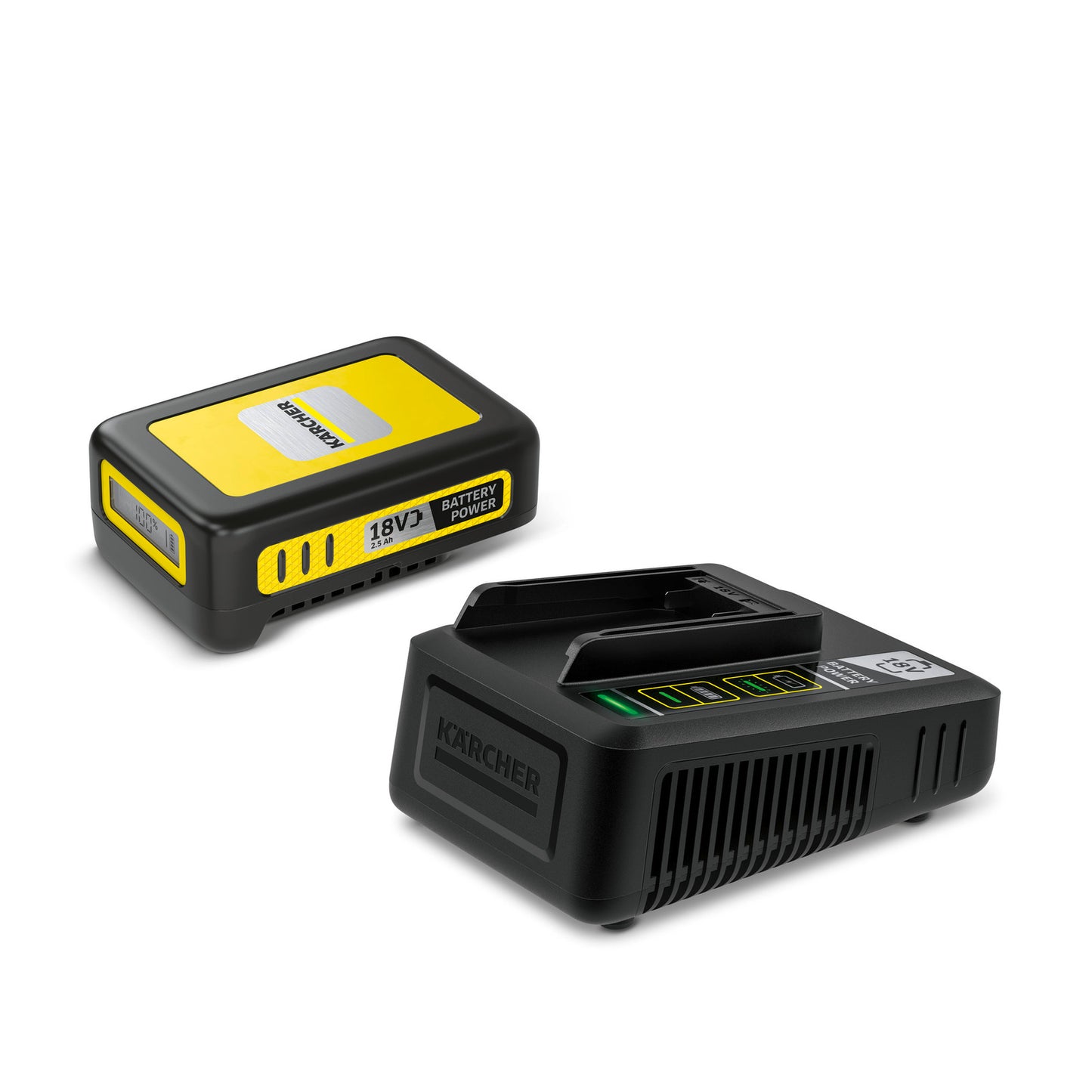 Kit batteria KÄRCHER Battery Power 18 V / 2,5 Ah + caricabatterie rapido