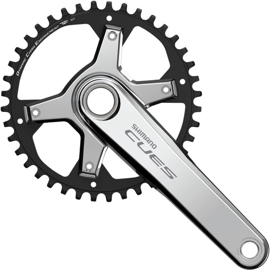 Guarnitura Mono 9/10/11V SHIMANO CUES U6030 - Edizione Polish Silver