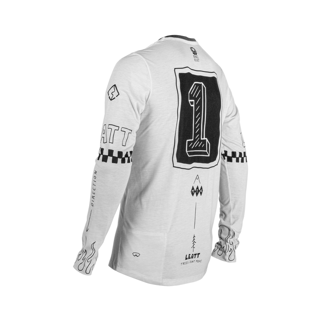LEATT MTB Gravity 3.0 Maglia a maniche lunghe Bianco