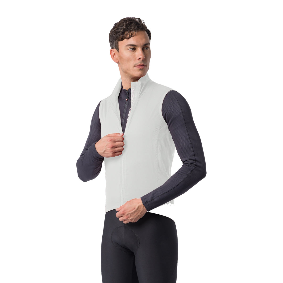 Gilet CASTELLI Transition Air avorio – vista anteriore