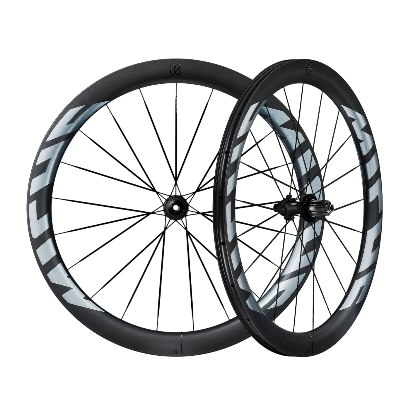 Coppia di ruote MICHE DEVA RD 52 Tubeless Ready (Center Lock) argento