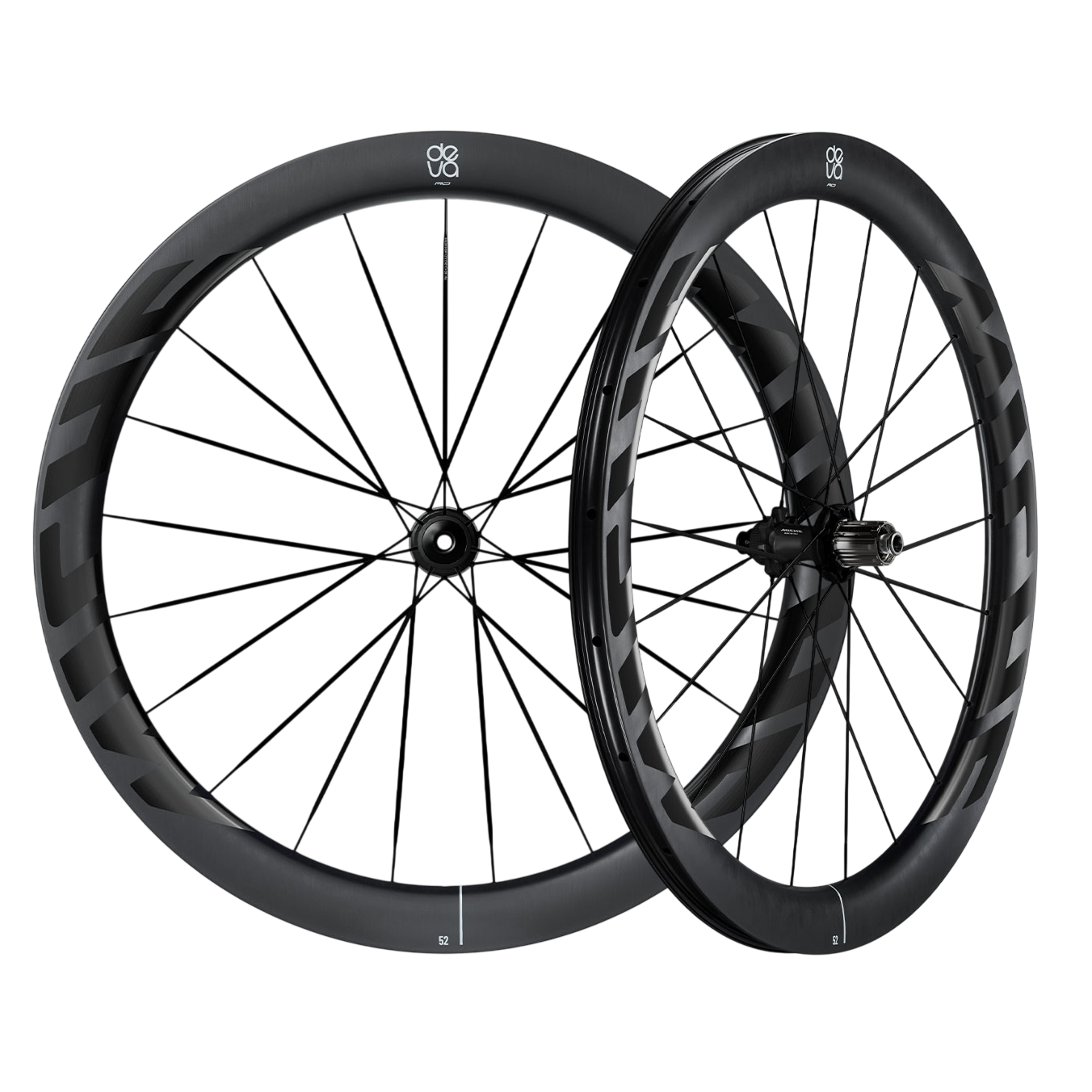 Coppia di ruote MICHE DEVA RD 52 Tubeless Ready (Center Lock) Nero
