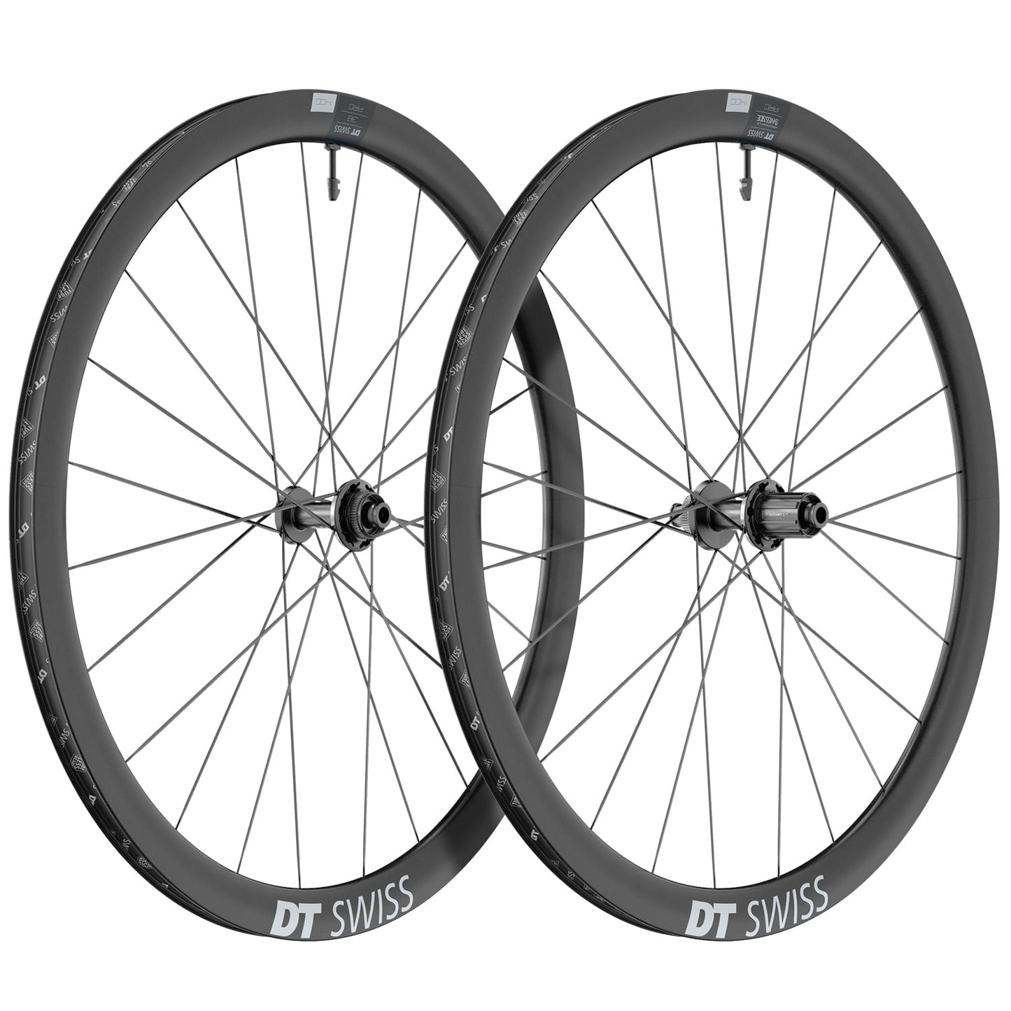 Coppia di ruote DT SWISS ARC 1400 DICUT 38 DISC Tubeless Ready (Center Lock)