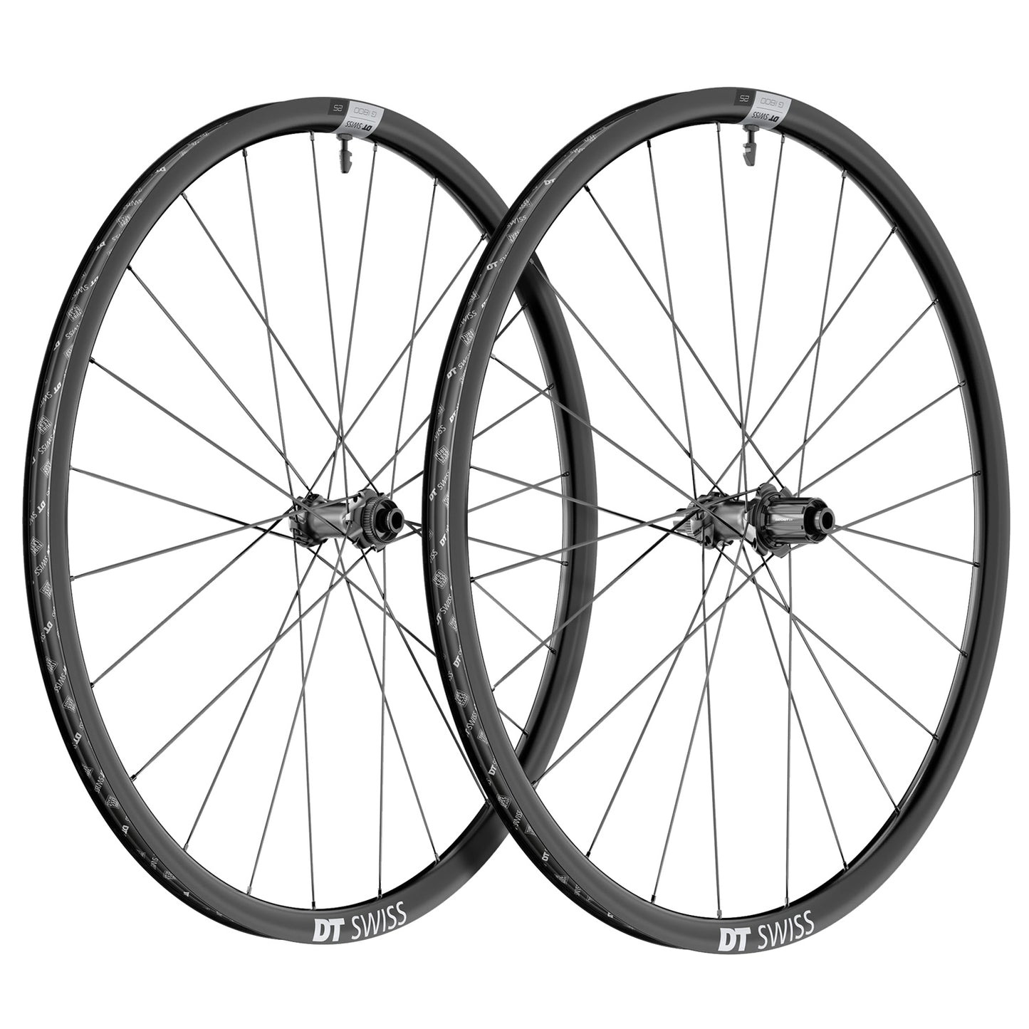 Coppia di ruote DT SWISS G 1800 SPLINE 25 DISC Tubeless Ready (Center Lock) Dynamo