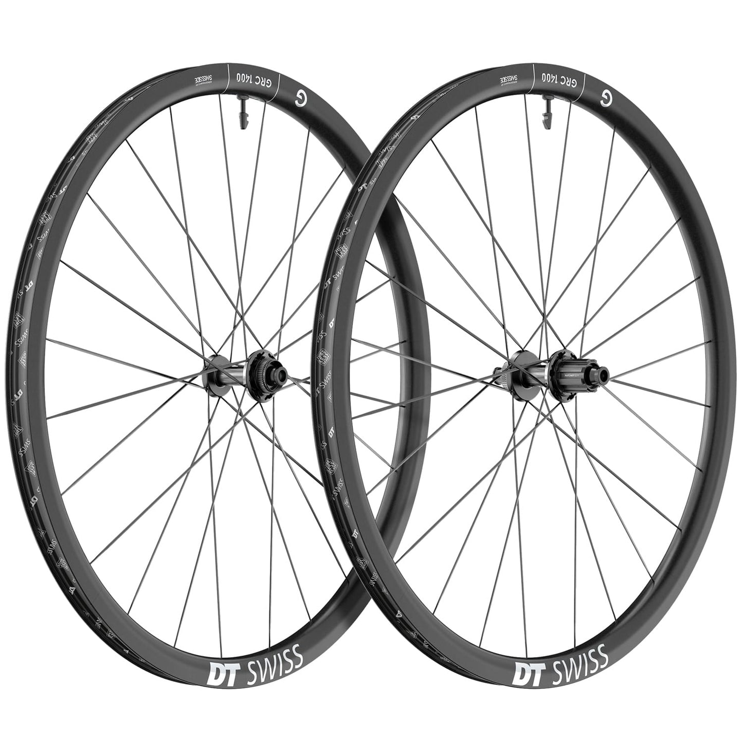 Coppia di ruote DT SWISS GRC 1400 DICUT 30 DISC Tubeless Ready (Centerlock)