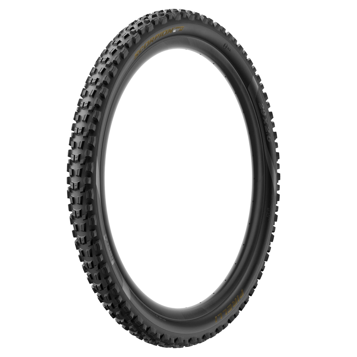 Copertone PIRELLI SCORPION ENDURO M COLOUR EDITION 29x2.40 HardWall Tubeless Ready pieghevole nero/oro
