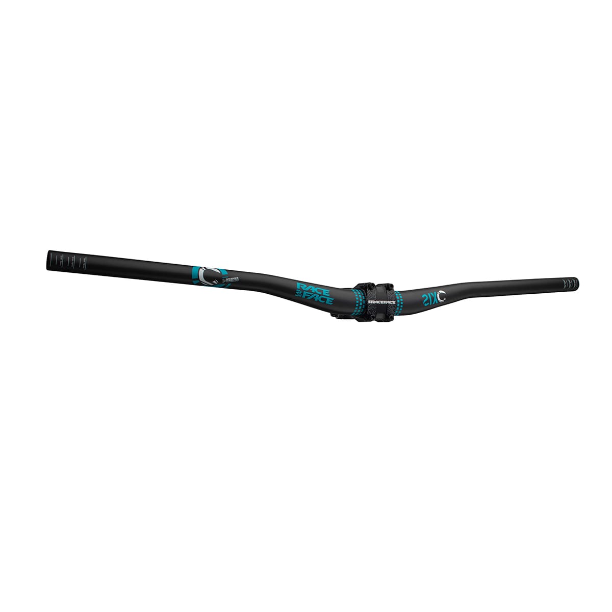 Rialzo manubrio in carbonio RACE FACE SIXC 19mm 785mm Turchese