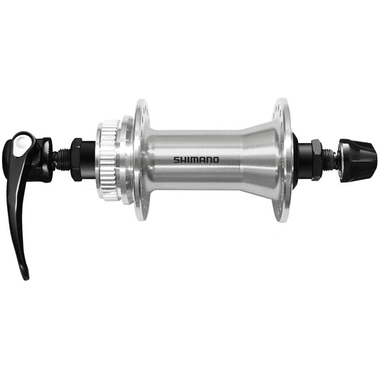 Mozzo Anteriore SHIMANO CUES HB-QC400 - Edizione Polished Silver