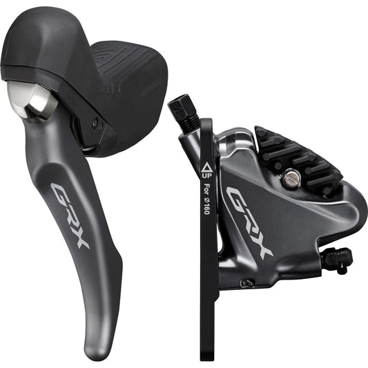 Leva sinistra e pinza anteriore SHIMANO GRX ST-RX810-LA + BR-RX810 2x11V Flat Mount