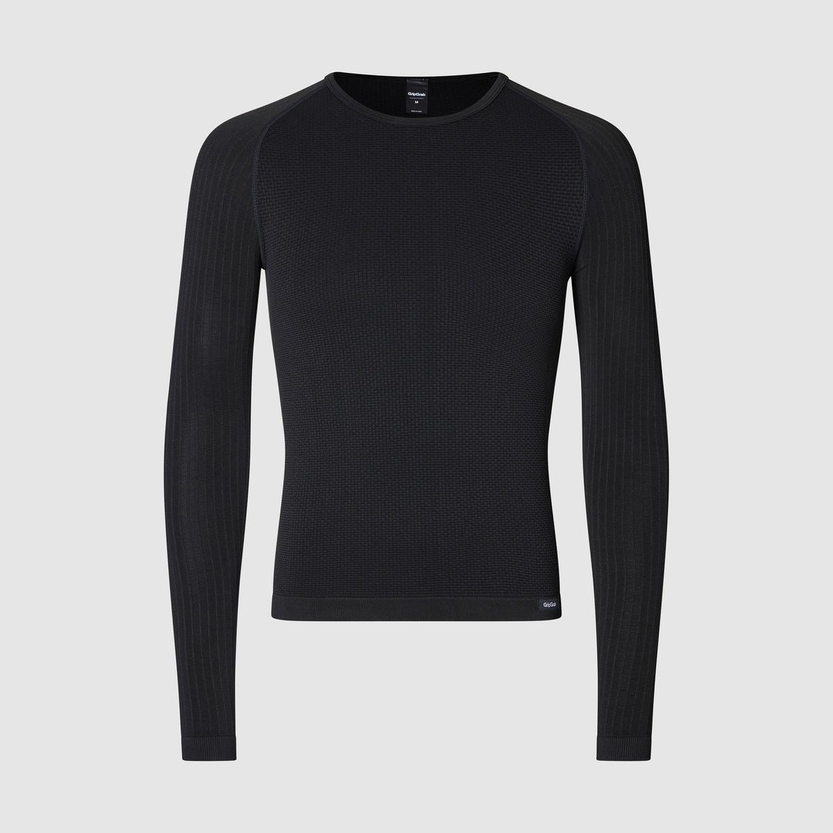 Maglia intima a maniche lunghe GRIPGRAB PACR SPRING AUTUMN SEAMLESS nera