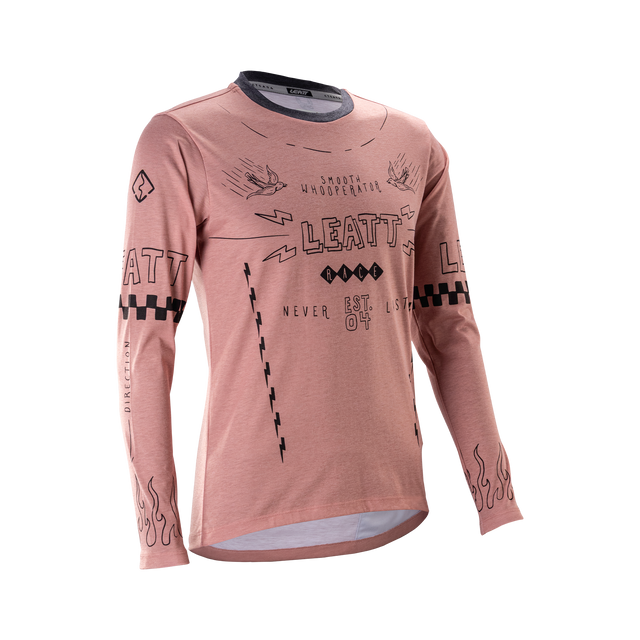 LEATT MTB Gravity 3.0 Maglia a manica lunga Donna Rosa