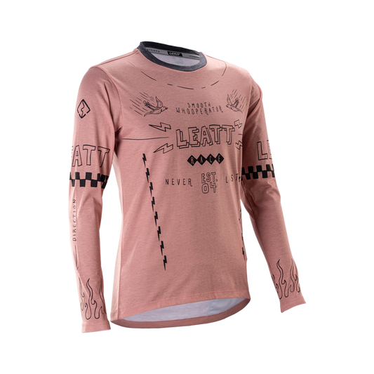LEATT MTB Gravity 3.0 Maglia a manica lunga Donna Rosa