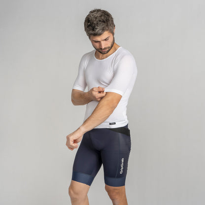 Maglia intima a maniche corte GRIPGRAB PACR SUMMER SEAMLESS bianca