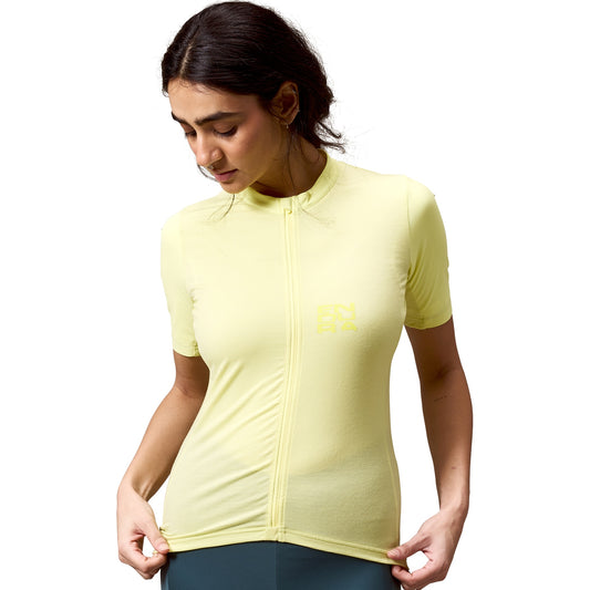 Maglia a maniche corte ENDURA ALLTRACK RIDE Donna Giallo