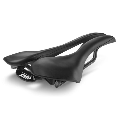 Sella SMP EVO20C Larghezza 140mm Rotaie Inox Nera