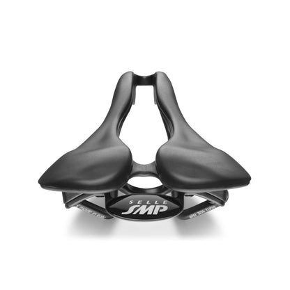 Sella SMP EVO20C Larghezza 140mm Rotaie Inox Nera