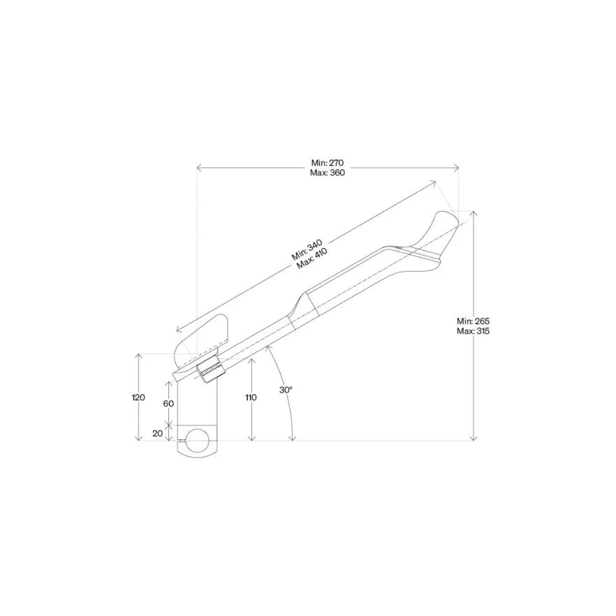 Prolunghe manubrio DEDA FAST PRO per Sram Blips