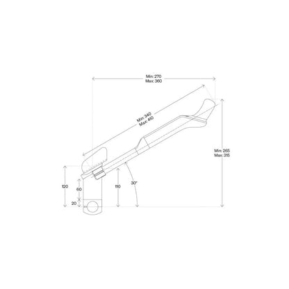 Prolunghe Manubrio DEDA FAST PRO per Blips Sram