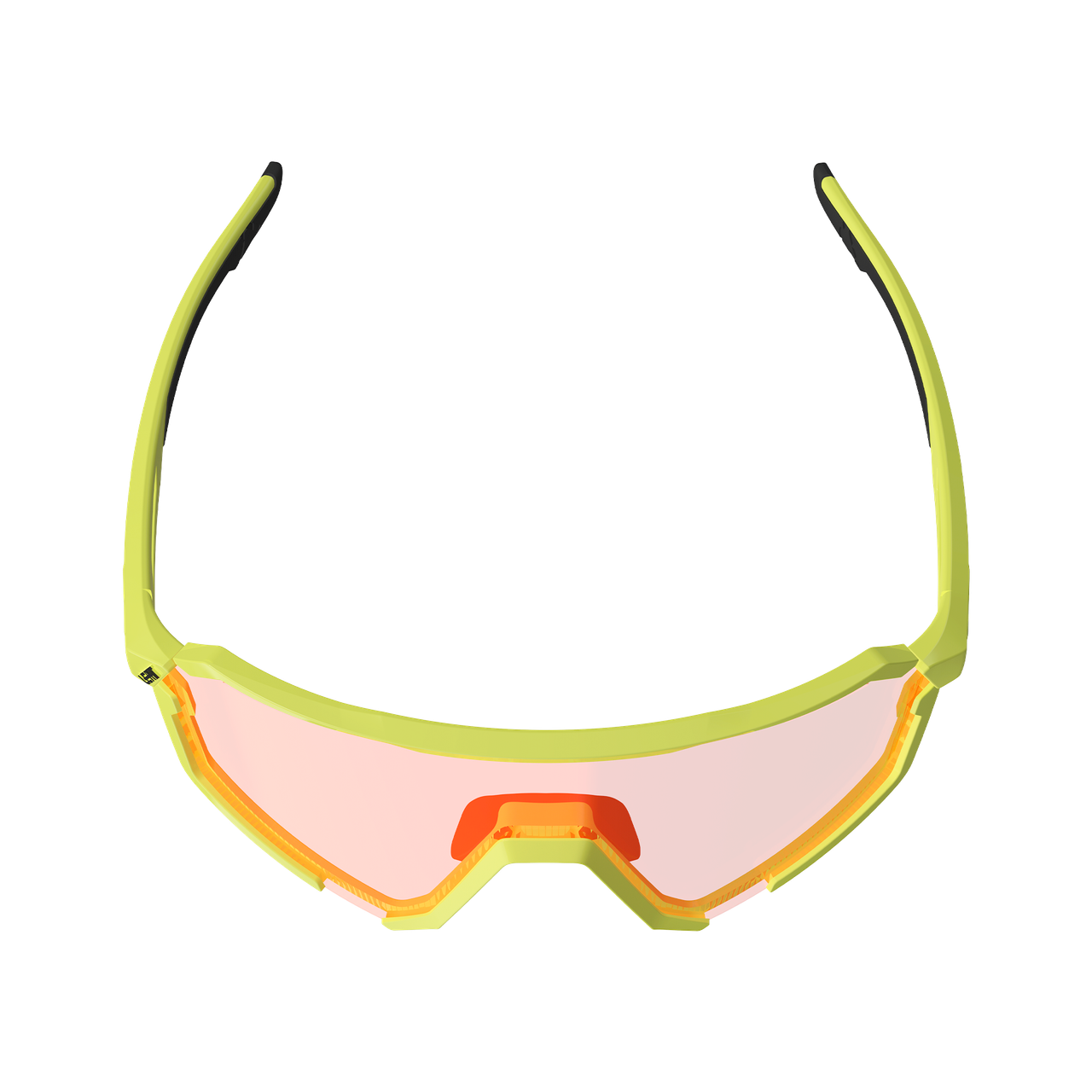 Lunettes LEATT RIDEVIZ PRO SMALL Jaune Verre Crystal Iriz Rouge