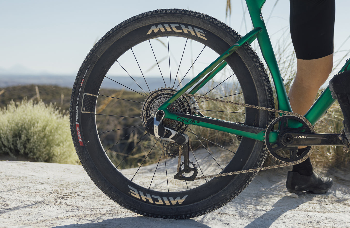 Coppia di ruote MICHE GRAFF AERO 48 Tubeless Ready (bloccaggio centrale)