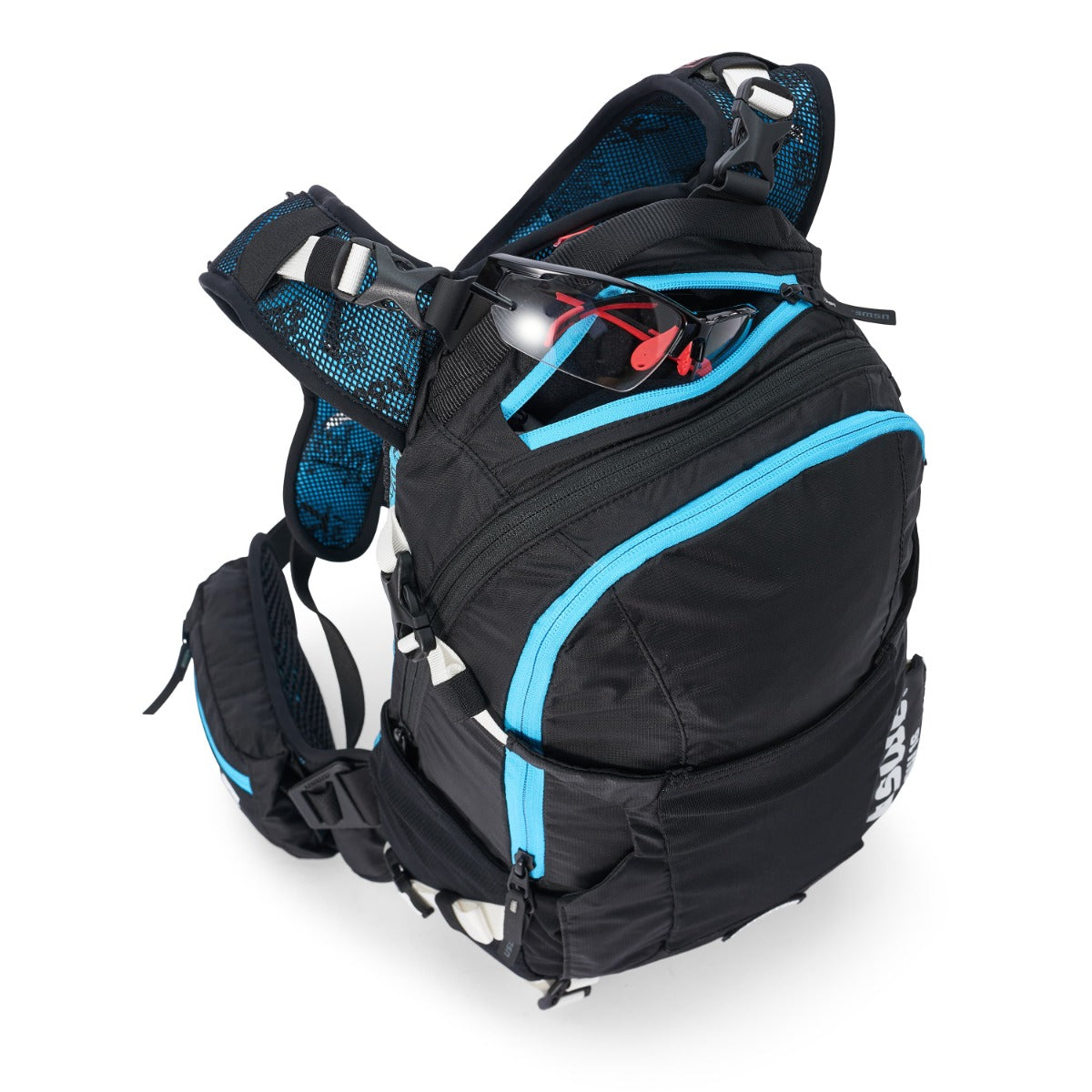 USWE FLOW 16 L Zaino con tracolla integrata nero/blu