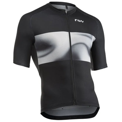 Maglia NORTHWAVE FORCE EVO Maniche Corte Nero/Grigio