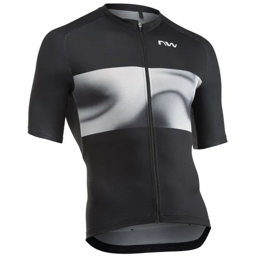 NORTHWAVE FORCE EVO Maglia a maniche corte nero/grigio