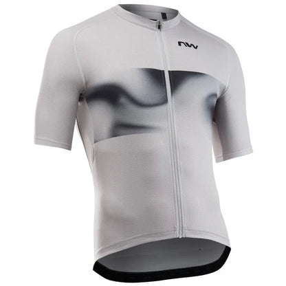 Maglia NORTHWAVE FORCE EVO Maniche Corte Grigia