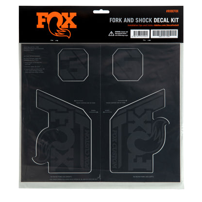 Kit Stickers FOX Forcella e Ammortizzatore Nero