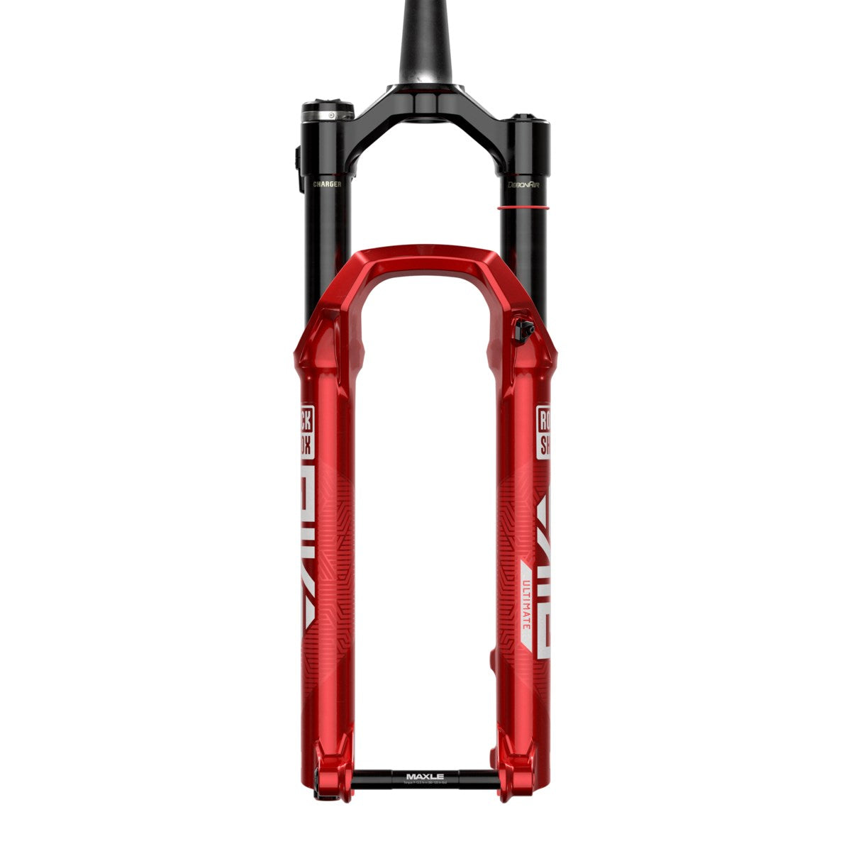 Forcella ROCKSHOX PIKE ULTIMATE FLIGHT ATTENDANT rossa - vista frontale