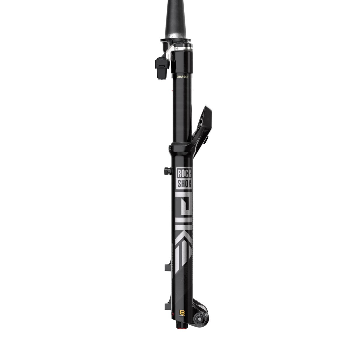 Forcella ROCKSHOX PIKE ULTIMATE FLIGHT ATTENDANT nera - vista laterale