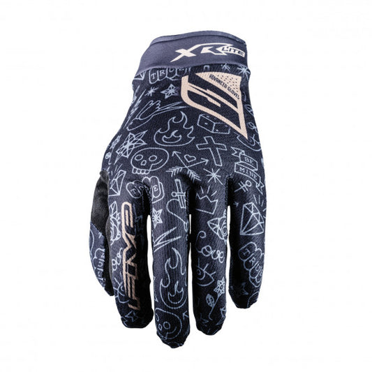 Guanti FIVE XR-LITE TATTOO Nero/Oro
