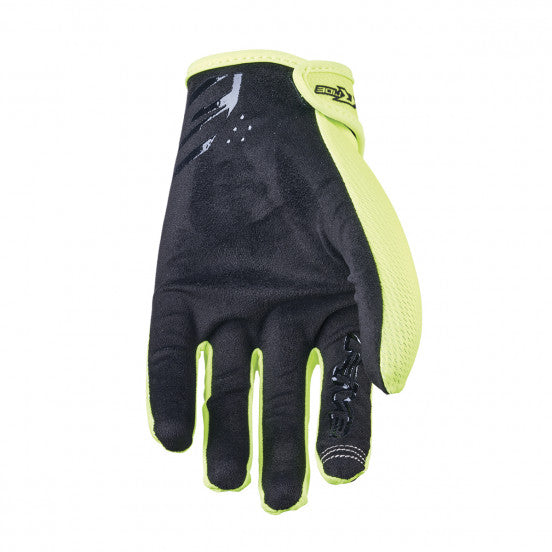 Guanti FIVE XR-RIDE Split Nero/Giallo Fluo