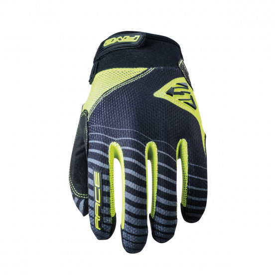 Guanti FIVE BMX RACE Junior giallo fluo