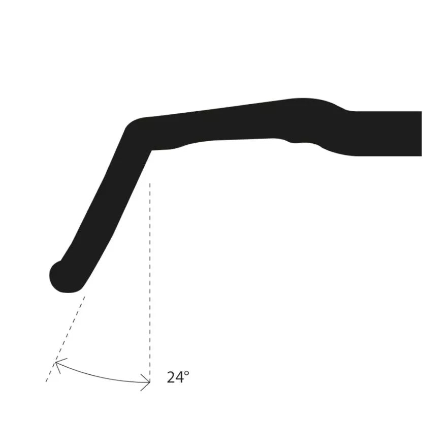 DEDA GERA ALU 24° POB Manubrio di finitura