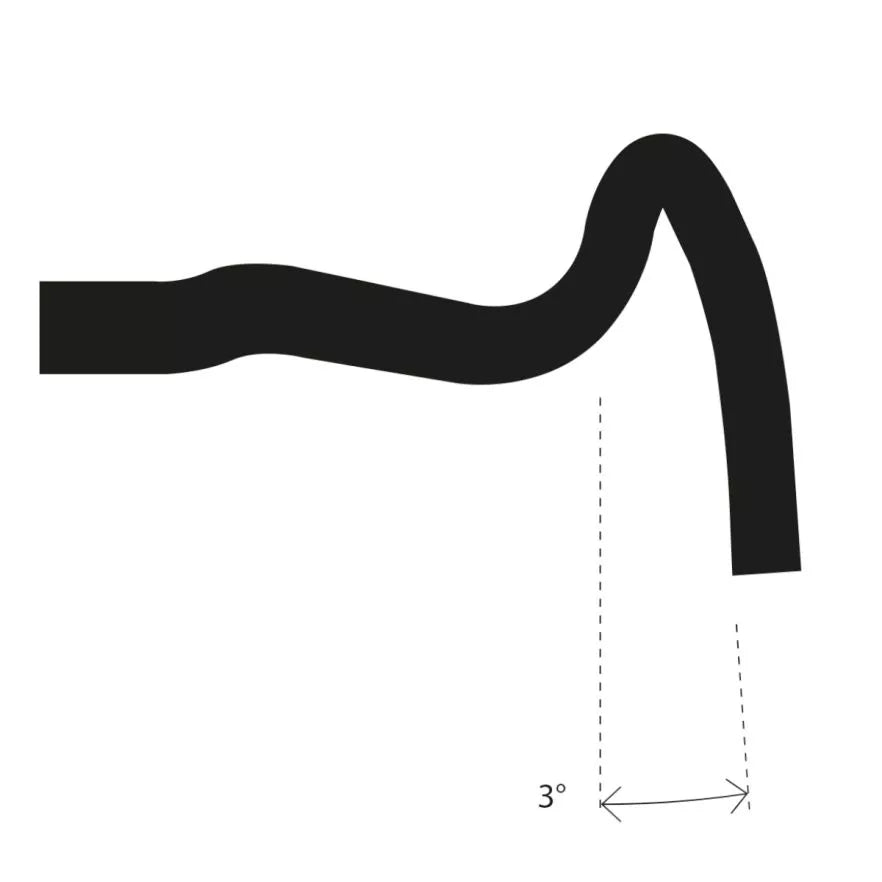 DEDA GERA ALU 24° POB Manubrio di finitura