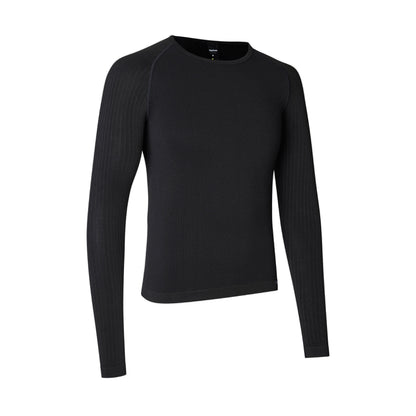 Maglia intima a maniche lunghe GRIPGRAB PACR SPRING AUTUMN SEAMLESS nera