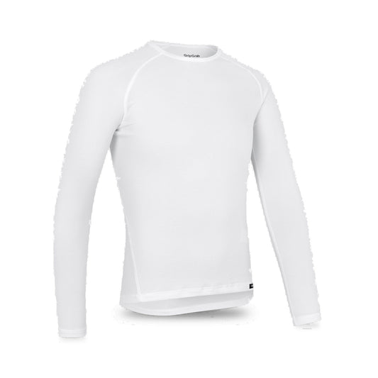 Maglia intima a maniche lunghe GRIPGRAB RIDE THERMAL bianca