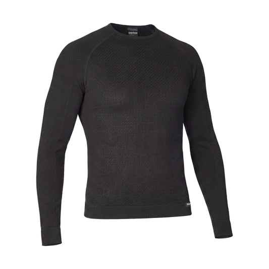 Maglia intima a maniche lunghe GRIPGRAB PACR WINTER SEAMLESS nera