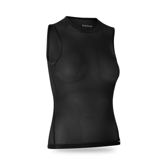 Intimo smanicato da donna GRIPGRAB IN RETE ULTRALEGGERA nero