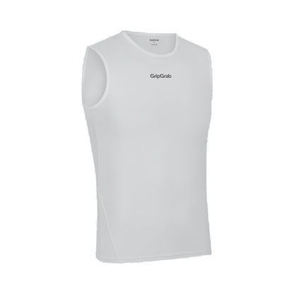 Maglia intima senza maniche GRIPGRAB IN RETE ULTRALEGGERA bianca