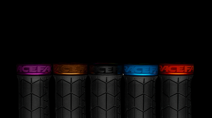 Grip RACE FACE GETTA Lock-On 135mm Nero/Turchese