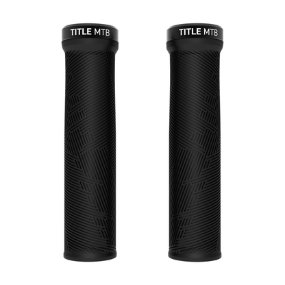Grips Title MTB FORM Lock-On Nero - coppia vista frontale