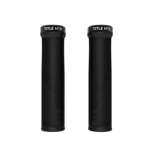 Grips Title MTB FORM Lock-On Nero - coppia vista frontale