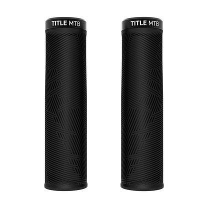 Grips Title MTB FORM Lock-On XL Nero - coppia vista frontale