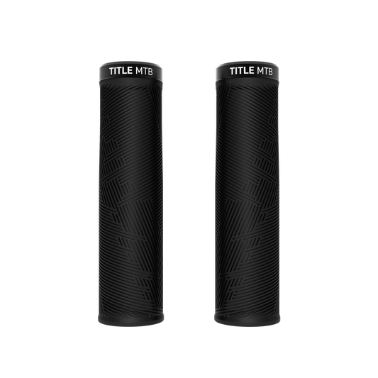 Grips Title MTB FORM Lock-On XL Nero - coppia vista frontale
