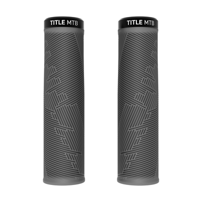 Grips Title MTB FORM Lock-On XL Grigio - coppia vista frontale